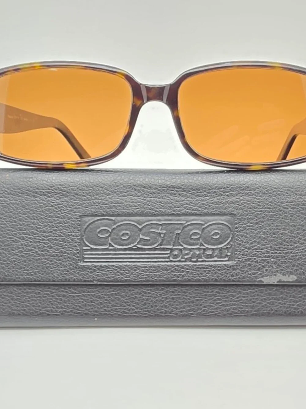 Kirkland Signature Malbec 328982 Havana Rhinestone Eyeglasses Frame w/ Case 53mm